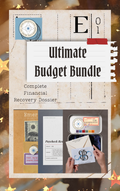 Ultimate Budget Bundle: Complete Financial Recovery Dossier, 3 PDF Printable Planners Digital Download