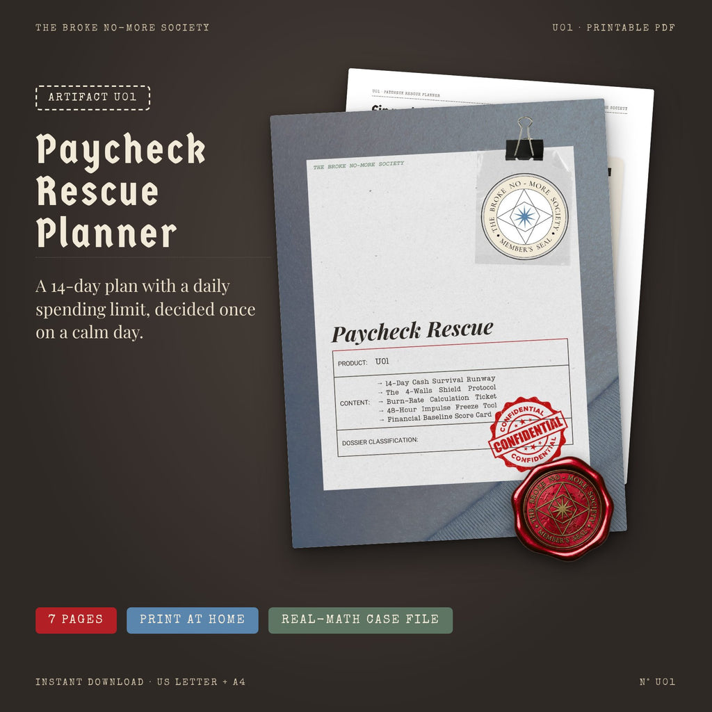 Ultimate Budget Bundle: Complete Financial Recovery Dossier, 3 PDF Printable Planners Digital Download